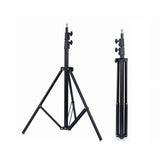 Professional Metal Lighting Stand For Studio Flash - 2.2M Height - Top-Down View