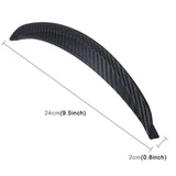 2 Pcs Car Auto Rubber Fender Guard Protection Strip Scratch Protector Sticker - Size 24 X 2Cm - Front View