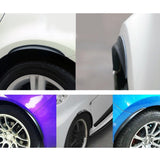 2 Pcs Car Auto Rubber Fender Guard Protection Strip Scratch Protector Sticker - Size 24 X 2Cm - Close-Up Angle