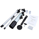 Portable High Definition Astronomical Telescope with Tripod - Rear View