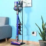 Wall-mounted Storage Bracket for Dyson Vacuum Cleaners - Close-Up Angle