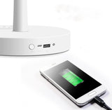 Multi-function Rechargeable Fan Lamp with Telescopic Bracket - Top-Down View
