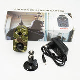 3Mp Night Vision Hunting Trail Camera With 120 Degree Wide Angle And Pir Sensor - Low Angle