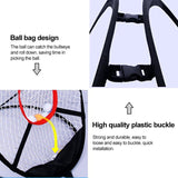 Foldable Golf Practice Net - 54x65cm - Cutting Rod Design - 45-Degree Angle