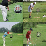 Foldable Golf Practice Net - 54x65cm - Cutting Rod Design - Low Angle