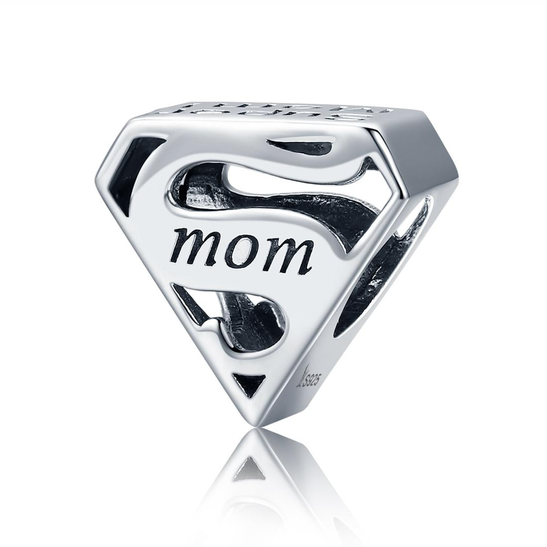 925 Sterling Silver Hollow Beads For Diy Bracelets Perfect Mother'S Day Gift