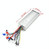 Universal 1200w Dual Mode Electric Bike Controller - Top-Down View