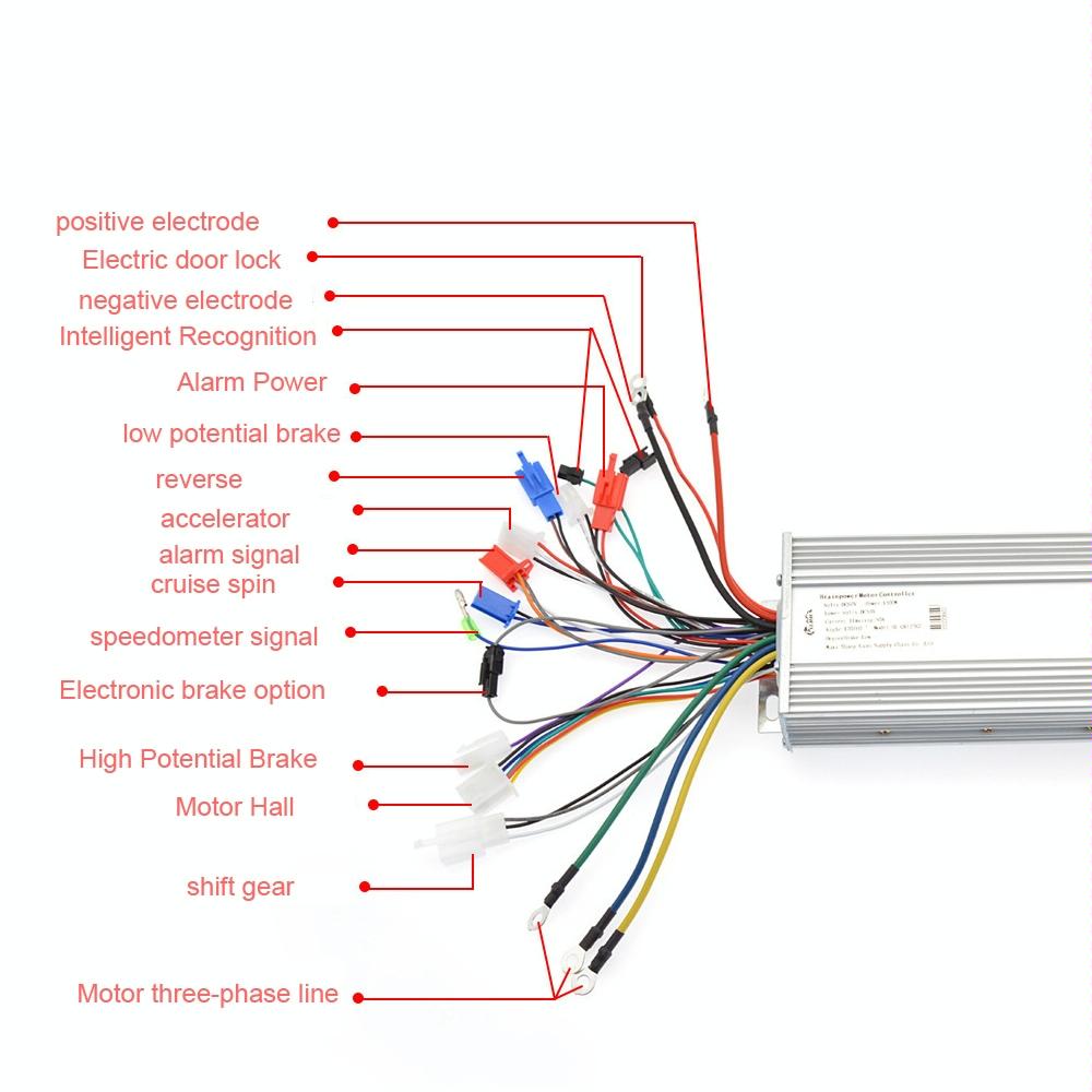 Universal 1200w Dual Mode Electric Bike Controller