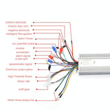 Universal 1200w Dual Mode Electric Bike Controller - Close-Up Angle