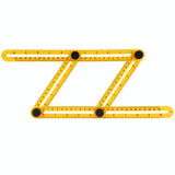 Handy Four-sided Angle Measuring Ruler for Diy Projects