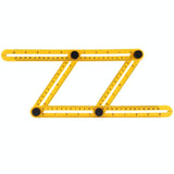 Handy Four-sided Angle Measuring Ruler for Diy Projects - Side View