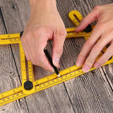 Handy Four-sided Angle Measuring Ruler for Diy Projects - Close-Up Angle