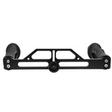 Aluminum Dual Handle Tray for Underwater Cameras - 45-Degree Angle