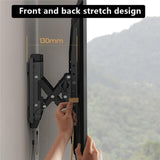 Adjustable Tv Wall Mount Bracket For 65-90 Inch Tvs - 45-Degree Angle