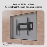 Adjustable Tv Wall Mount Bracket For 65-90 Inch Tvs - Rear View
