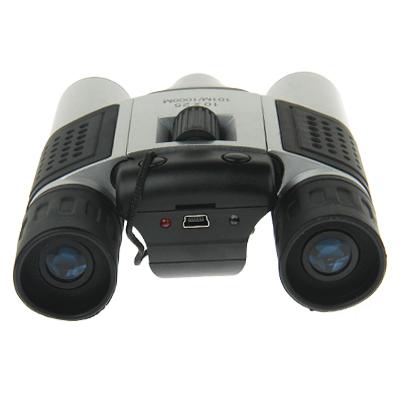 5-in-1 Binocular Camera with Video Digital Pc Cam and Tf Card Reader - 10x25mm 101m / 1000m Field of View - Compact Size