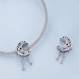 925 Sterling Silver Retro Bead Bracelet Kit - Top-Down View