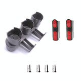 Universal Vacuum Cleaner Rack with 2 Adapters for Dyson V7 V8 V10 - Organize and Store Efficiently - Front View