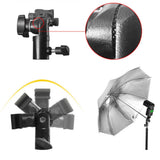 Multifunctional Flash Light Stand Umbrella Bracket - Max Load 3Kg - Low Angle