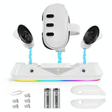 Vr Game Seat Charging Set with Magnetic Suction Base for Meta Quest 3 Glasses and Handle - Front View