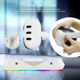 Vr Game Seat Charging Set with Magnetic Suction Base for Meta Quest 3 Glasses and Handle - Close-Up Angle