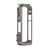 Metal Cage for Insta360 X4 with Cold Shoe and Tripod Adapter - Side View