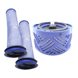 3-in-1 Rear Filter & 2 Pre-filters for Dyson V6 Vacuum - Accessories - Front View