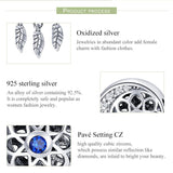 925 Sterling Silver Hollow Bead Bracelet Accessories - 45-Degree Angle