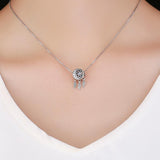 925 Sterling Silver Hollow Bead Bracelet Accessories - Low Angle