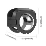 Optical Glass Lens Guard for Insta360 X4 - Protect your Lens - Top-Down View