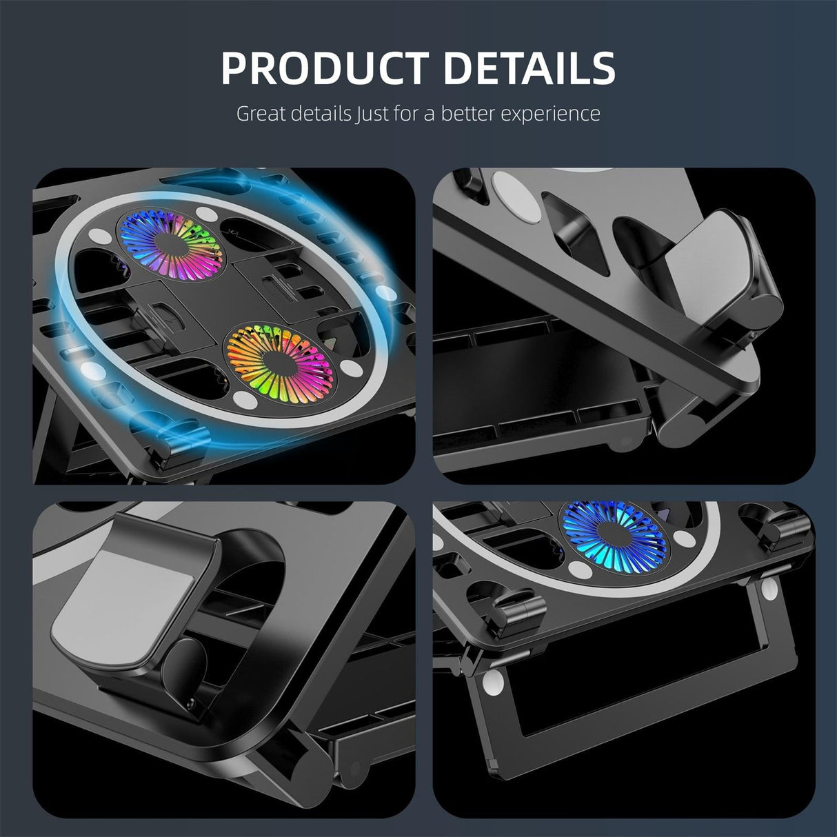 Portable Gaming Laptop Cooling Stand
