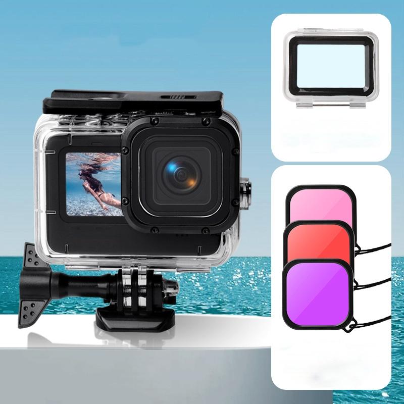Waterproof Touch Case with Lens Filter for Gopro Hero10 / 9