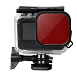 Waterproof Touch Case with Lens Filter for Gopro Hero10 / 9 - 45-Degree Angle