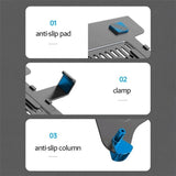 Universal Laptop Mount for Vesa 100x100mm - Fits 10-17 Inch Notebooks - 45-Degree Angle
