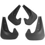 4Pcs / Set Car Auto Universal Soft Plastic Splash Flaps Fender Guard - Front View
