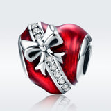 925 Sterling Silver Diy Love Beads For Valentine'S Bracelet - Side View