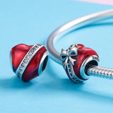 925 Sterling Silver Diy Love Beads For Valentine'S Bracelet - Rear View