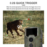 21Mp Hunting Trail Camera With 2.4 Tft Screen - Close-Up Angle