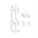 Acrylic Wall Mount for Game Controller and Headphones - Front View
