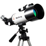 High Definition Astronomical Telescope with Tripod - 233x70 - Front View
