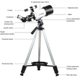 High Definition Astronomical Telescope with Tripod - 233x70 - Low Angle