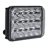 5 Inch 45W Dc 9 - 30V 3060Lm Ip67 Car Led Work Lights / Headlight With 15Leds Lamps - Front View
