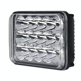 5 Inch 45W Dc 9 - 30V 3060Lm Ip67 Car Led Work Lights / Headlight With 15Leds Lamps - Side View