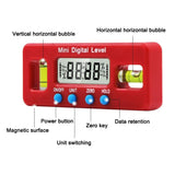 Mini Digital Magnetic Spirit Level - 100mm - 45-Degree Angle