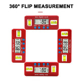 Mini Digital Magnetic Spirit Level - 100mm - Close-Up Angle