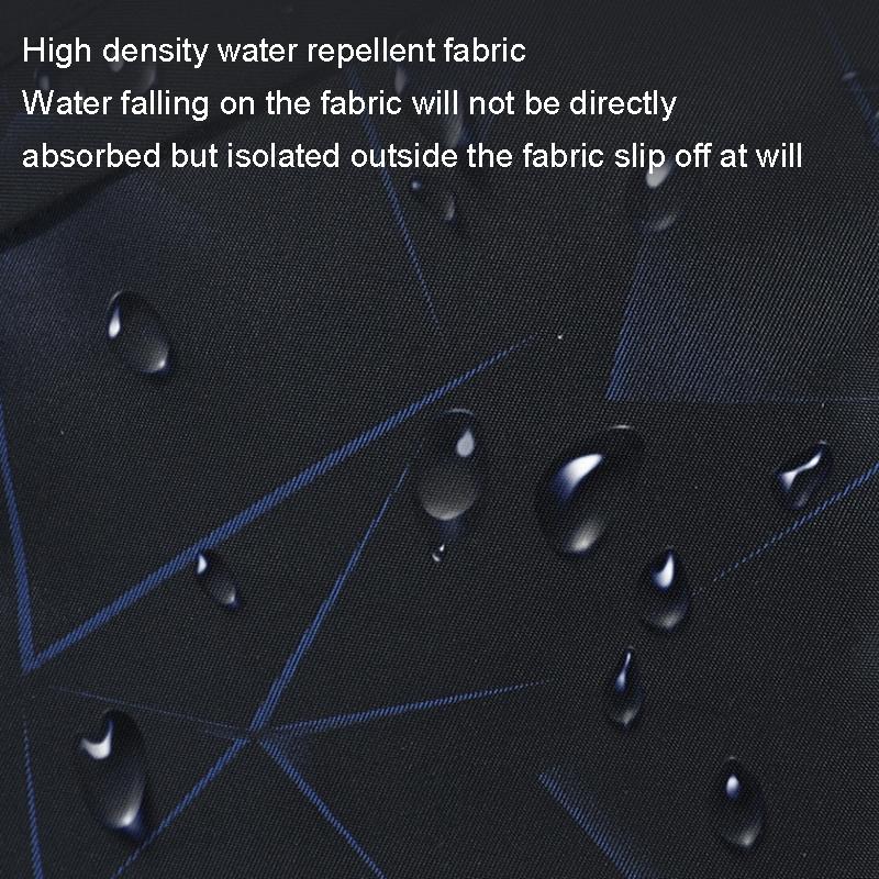 Men Oxford Cloth Chest Bag Graffiti Blue Ideal For Sports And Travel