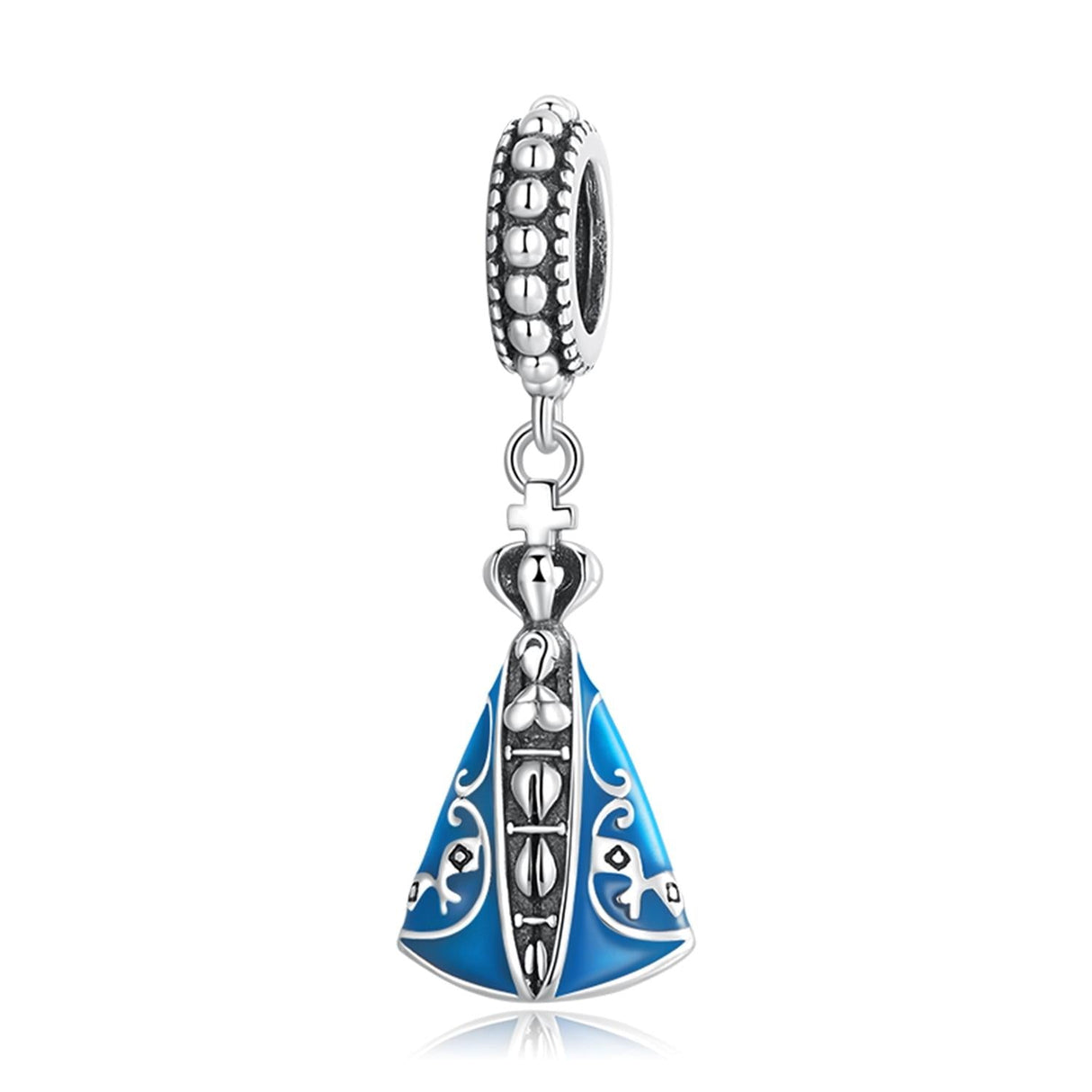 925 Sterling Silver Virgin Pendant For Diy Bracelets & Necklaces