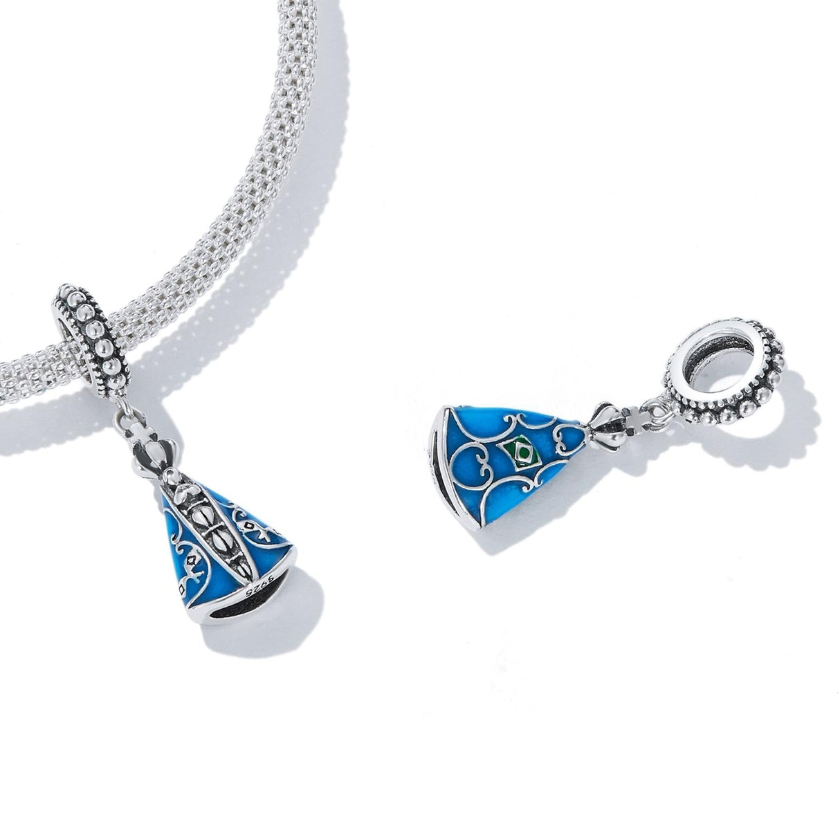 925 Sterling Silver Virgin Pendant For Diy Bracelets & Necklaces