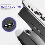 Wireless Handle 4K Tv Console With 10000 Games & Joystick - Top-Down View