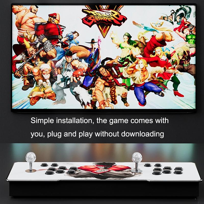 Wireless Handle 4K Tv Console With 10000 Games & Joystick
